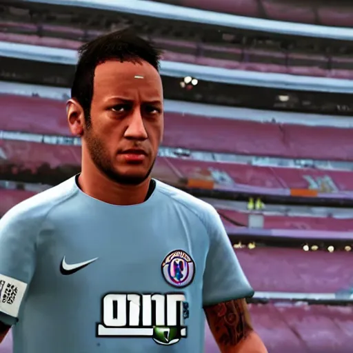 Image similar to character screenshot of neymar in grand theft auto, gta v