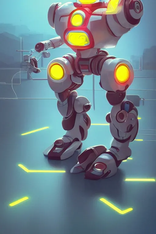 Image similar to metabots medabots medarotto medarot robot minimalist comics helmet mask neon cybereye, behance hd by jesper ejsing, by rhads, makoto shinkai and lois van baarle, ilya kuvshinov, rossdraws global illumination ray tracing hdr radiating a glowing aura