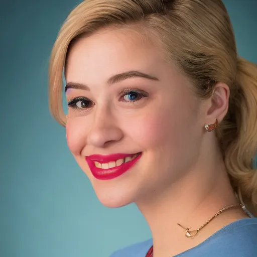 Image similar to A portrait photo of Betty Cooper