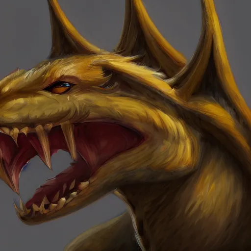 Prompt: anthro art, full body shot of a dragon smiling into the camera, furry art, furaffinity, extremely detailed, digital painting, artstation, concept art, smooth, sharp focus, illustration, trending