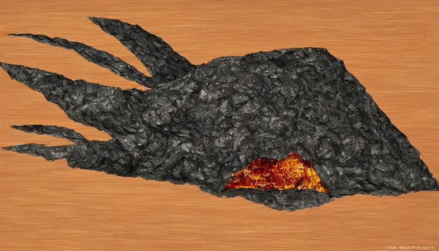 Image similar to diy arts and crafts project of a vulcano, realistic materials, hyperrealistic