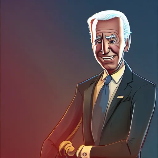 Image similar to joe biden charicature, dramatic lighting, cinematic, establishing shot, extremly high detail, photorealistic, cinematic lighting, artstation, style by disney pixar