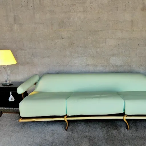 Image similar to Couch designed by Salvador Dali