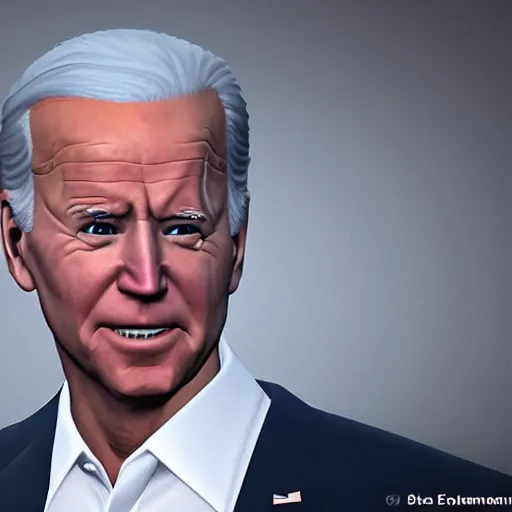 Image similar to joe biden as a new, playable character in valorant. rendered in unreal engine 5, in the style of valorant.