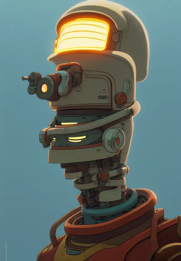 Image similar to portrait of bender from futurama, looking at camera, extremely detailed, digital painting, artstation, concept art, smooth, sharp focus, illustration, ambient lighting, art by greg rutkowski and alphonse mucha and simon stalenhag