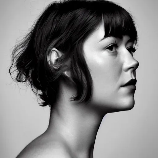 Image similar to a masterpiece portrait photo of a beautiful young woman who looks like a manic pixie dream girl mary elizabeth winstead, symmetrical face