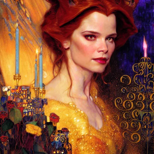 Image similar to portrait of the beast from beauty and the beast. fantasy painting by gaston bussiere craig mullins jc leyendecker gustav klimt artgerm greg rutkowski john berkey, bergey, craig mullins, ruan jia, raymond swanland, tom lovell