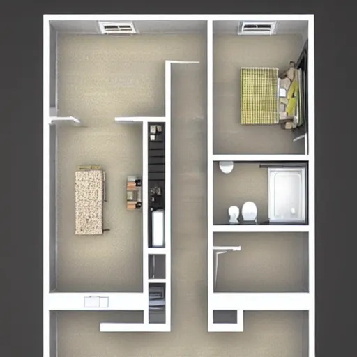 Image similar to floor plan for a house