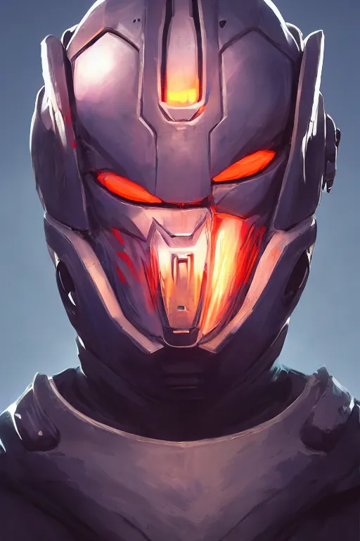 Image similar to epic mask helmet robot ninja portrait stylized as fornite style game design fanart by concept artist gervasio canda, behance hd by jesper ejsing, by rhads, makoto shinkai and lois van baarle, ilya kuvshinov, rossdraws global illumination radiating a glowing aura global illumination ray tracing hdr render in unreal engine 5