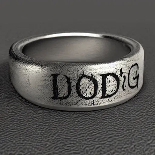 Prompt: the ring from lord if the rings with an imprinted ruler, cm scale imprinted on the inside of the ring, one ring to rule them all, dark background, highly detailed, 8 k, trending on artstation, mystic, rpg artwork, by peter jackson, by sauron