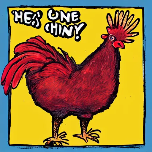 Image similar to here comes the funky chicken!