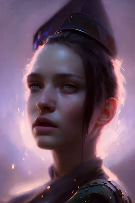 Image similar to cinematic shot of an epic portrait of a fairy dressed in military clothes, shiny skin, beautiful eyes, beautiful, small details, night setting, realistic poster with volumetric light from craig mallism, artgerm, jeremy lipkin and michael garmash, unreal engine, radiant light, detailed and complex environment, digital art, trends at art station, a masterpiece