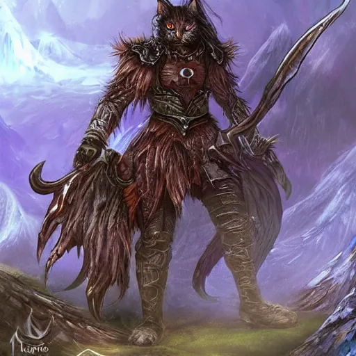 Image similar to landscape fantasy elden ring undead warrior cats