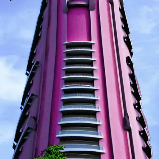 Image similar to pink tower