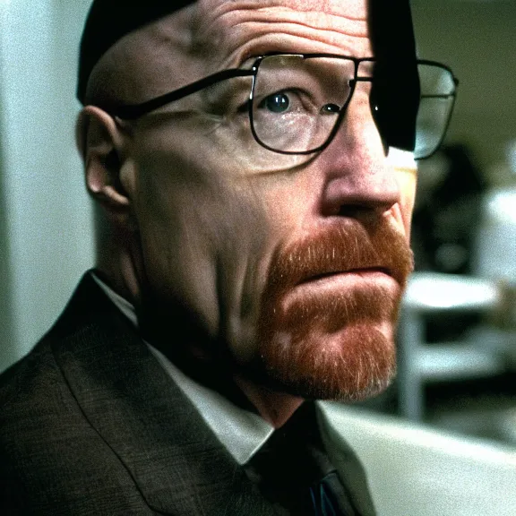 Prompt: Still of Walter White in The Sopranos