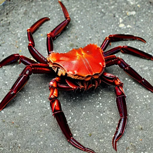 Prompt: alien crab