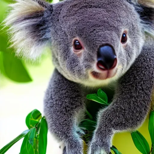 Image similar to rainbow furred koala