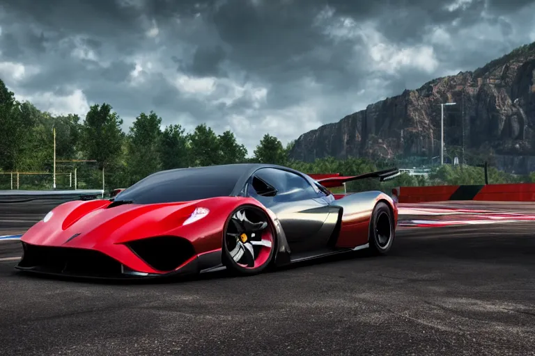 Image similar to photo wallpaper sport car gran turismo 7 forza horizon need for speed fast and furious 5 unreal engine supercar hypercar game concept car octane render, 4 khd 2 0 2 2 3 d cgi rtx style chrome reflexion global illumination ray tracing hdr arstation pixar and disney unreal