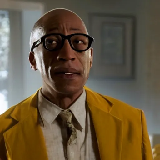 Prompt: Gus Fring as Professor X in a new X-Men movie