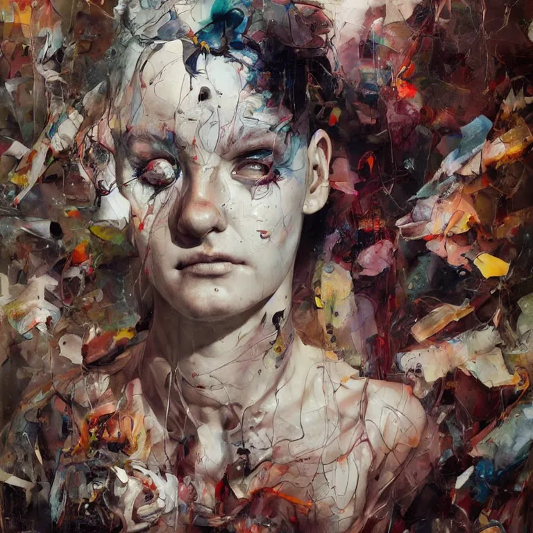 Image similar to million eyes in the style of adrian ghenie, 3 d render, esao andrews, jenny saville, surrealism, dark art by james jean, ross tran