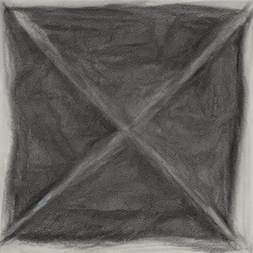 Image similar to charcoal drawing introspective bother 5 x 5 grid