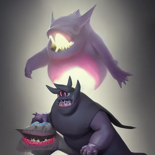 ArtStation - Gengar - Pokémon fanart