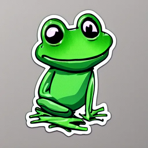 Frog Chibi emote, sticker | Stable Diffusion | OpenArt