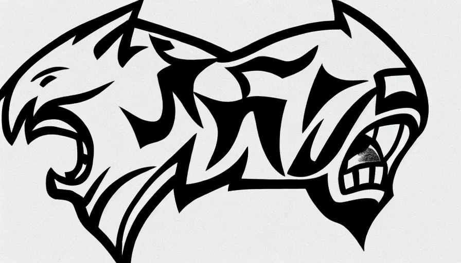 Image similar to pencil sketch!!! of a stylized angry bull head, symbol, sports logo!!!