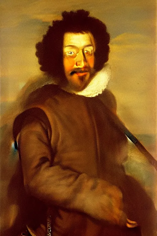 Image similar to portrait of a 17th century sailor, by Franz Hals