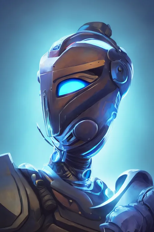 Image similar to epic mask helmet robot ninja portrait stylized as fornite style game design fanart by concept artist gervasio canda, behance hd by jesper ejsing, by rhads, makoto shinkai and lois van baarle, ilya kuvshinov, rossdraws global illumination radiating a glowing aura global illumination ray tracing hdr render in unreal engine 5