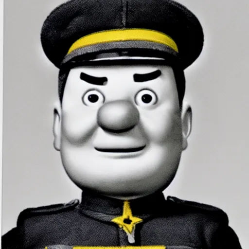 Image similar to herman goering in postman pat