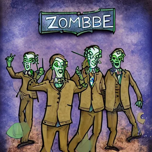 Image similar to tardis zombies