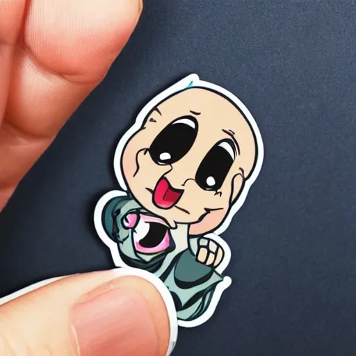 Image similar to cute droud sticker