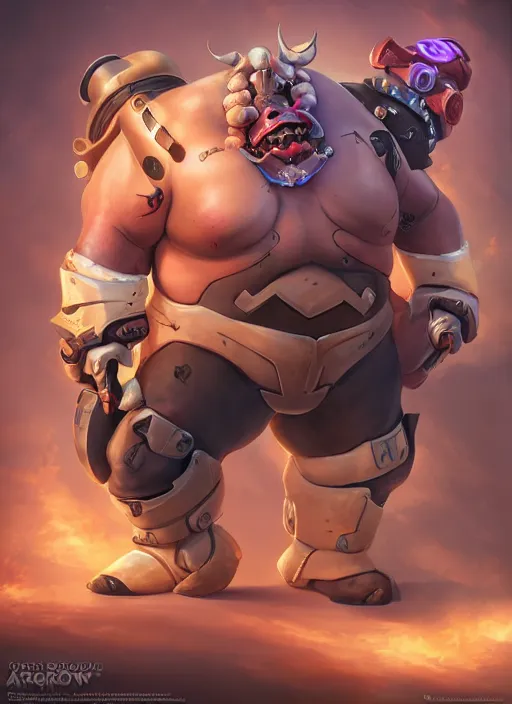 Prompt: character portrait of a fusion of Roadhog from Overwatch and Widowmaker from Overwatch by ArtGerm and Tom Bagshaw, 4k, highly detailed, cinematic lighting, characters merged