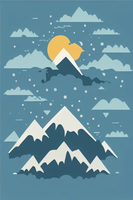 Image similar to airplane mountain flat vector illustration trending on artstation