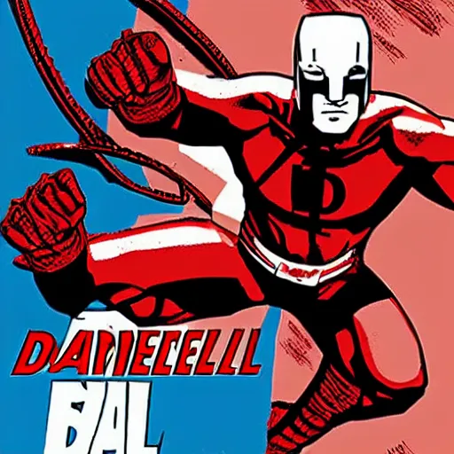 Image similar to daredevil action pose by david aja