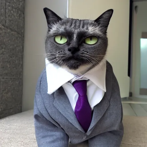 Prompt: cat in a suit