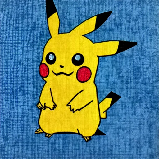 Prompt: a paper towel pikachu