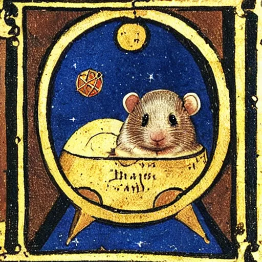 Image similar to Miniature giant space hamster depicted in the medieval history book