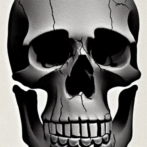 Image similar to skull lamp design, concept art