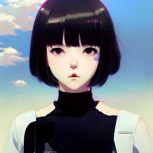 Image similar to what is the cause of the end of our reality? by wlop, ilya kuvshinov, artgerm, krenz cushart, greg rutkowski, hiroaki samura, range murata, james jean, katsuhiro otomo, erik jones