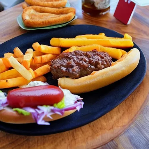 Image similar to 🍔🌭🥪🍕🍟