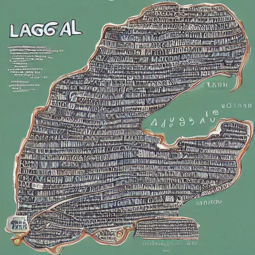 Image similar to map of lagos by fela kuti