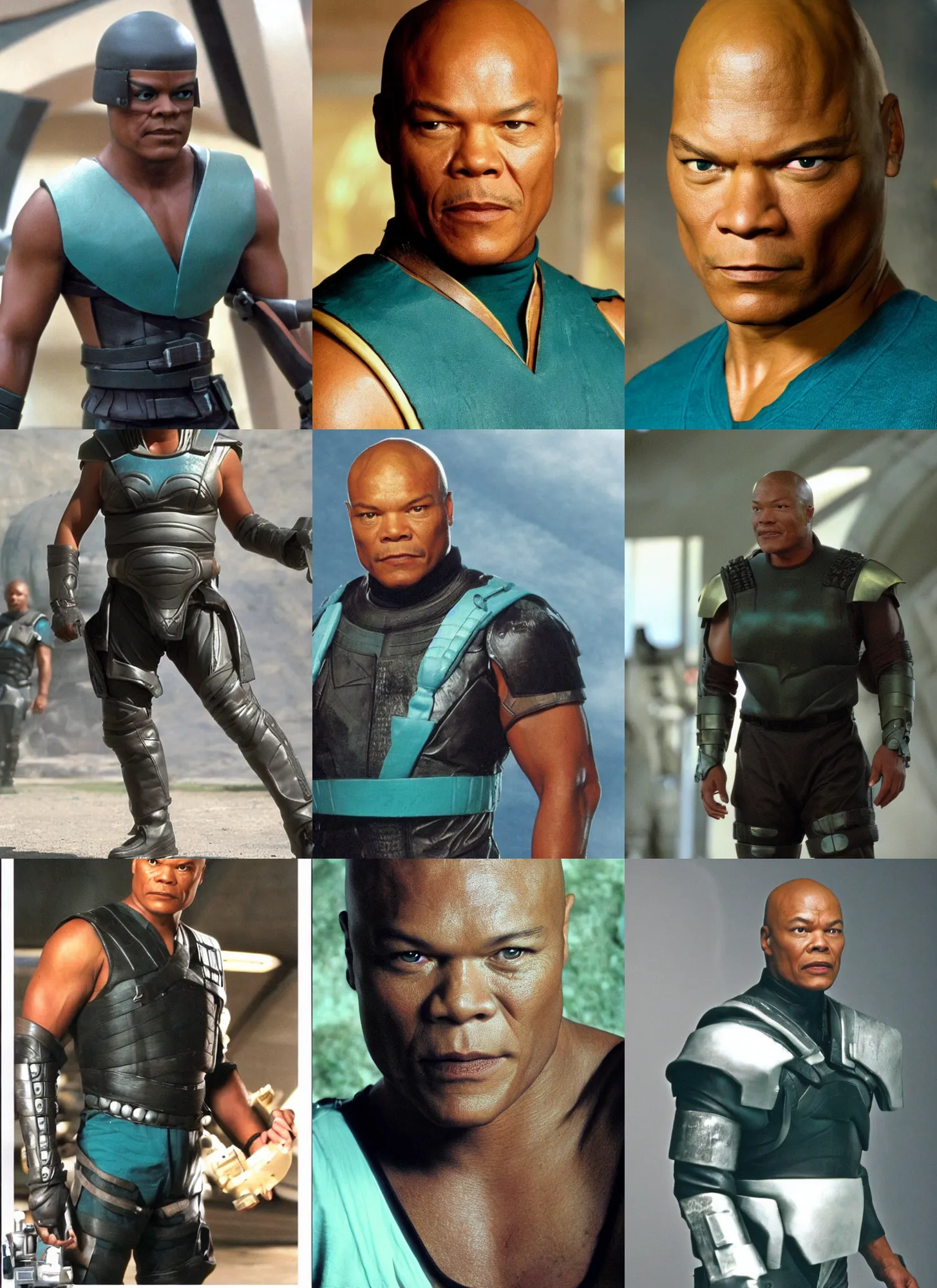 Prompt: teal'c of stargate sg - 1