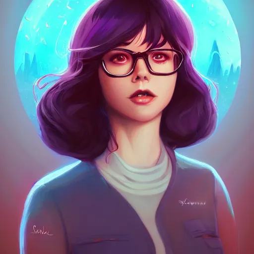 Prompt: a portrait of a beautiful velma, art by lois van baarle and loish and ross tran and rossdraws and sam yang and samdoesarts and artgerm and saruei, digital art, highly detailed, intricate, sharp focus, trending on artstation hq, deviantart, unreal engine 5, 4 k uhd image