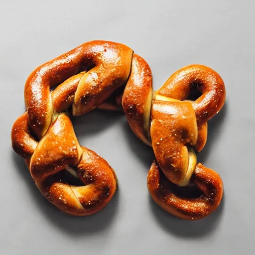 Prompt: abstract thoughts in the form of a pretzel