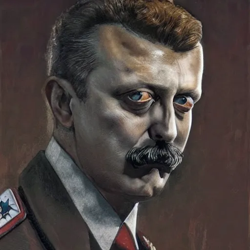 Image similar to igor ivanovich strelkov became bloody ugly supreme ruler of novorossia, photo - realistic, color image, 2 k, highly detailed, bodyhorror, occult art, by giger