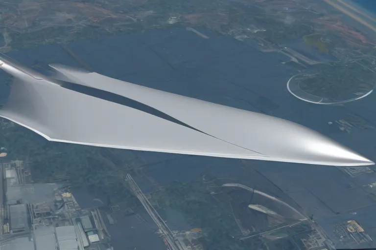 Image similar to Hypersonic jet plane, stealth. symmetry, aerodynamic, hideo kojima