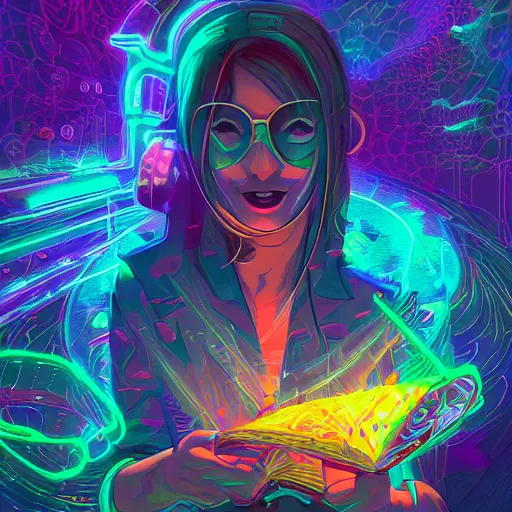 Image similar to skill magic geek inside matrix deepdream radiating a glowing aura stuff loot legends stylized digital illustration video game icon artstation lois van baarle, ilya kuvshinov, rossdraws,