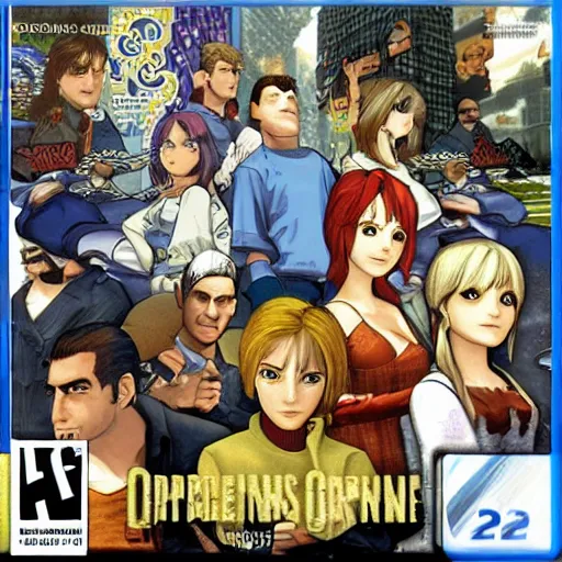 Image similar to the sopranos jrpg ps2 game of the year cover greatest hits